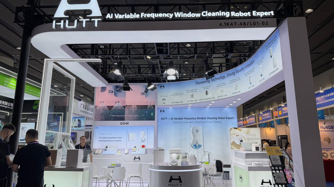 HUTT Debuts New Dual-line Base Station Products at the 140th Canton Fair, Reimagining Cleaning Experience with Innovation