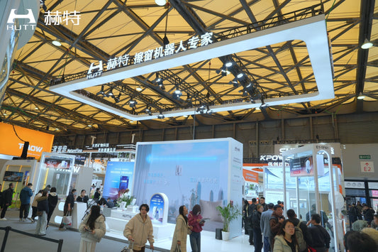 Square & Round in One Design, Reshaping the Industry! HUTT HUTT10 Window Cleaning Robot Debuts at AWE2026