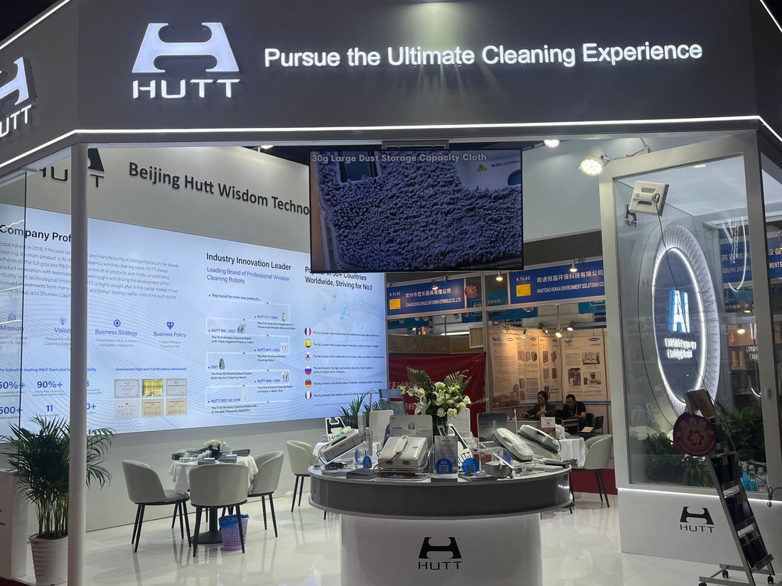 HUTT's AI Variable Frequency Window Cleaning Robots Debut at the 137th Canton Fair, Driving Industry Innovation with Technological Breakthroughs
